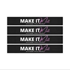 MAKE IT Melt Elastic Edge Band – 2in (Black)💰🔥
